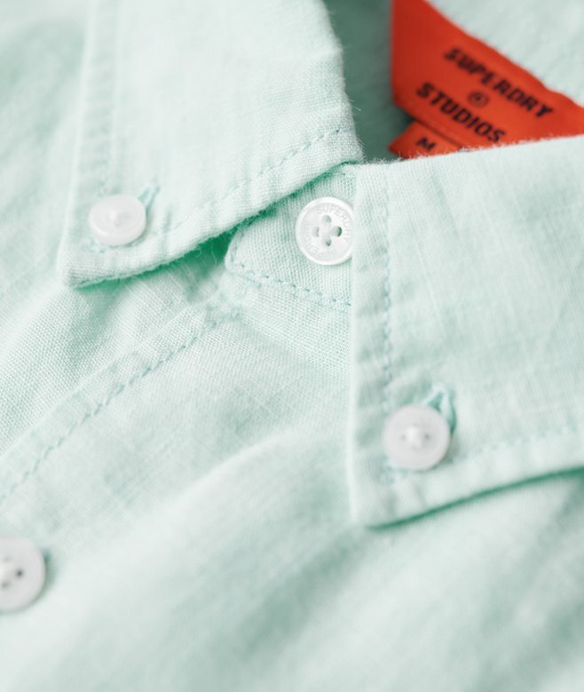 Organic Cotton Studios Linen Button Down Koszula Organic Cotton Studios Linen Button Down Koszula