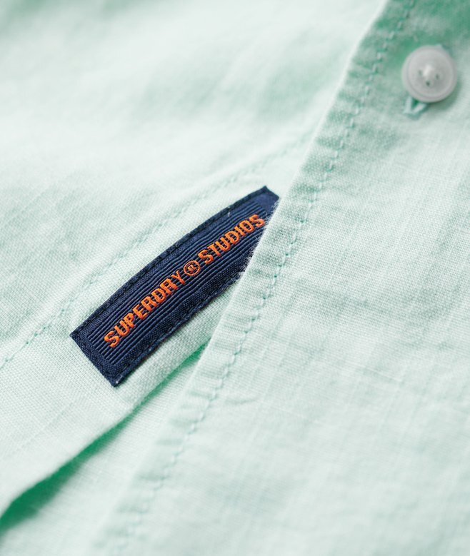 Organic Cotton Studios Linen Button Down Koszula Organic Cotton Studios Linen Button Down Koszula
