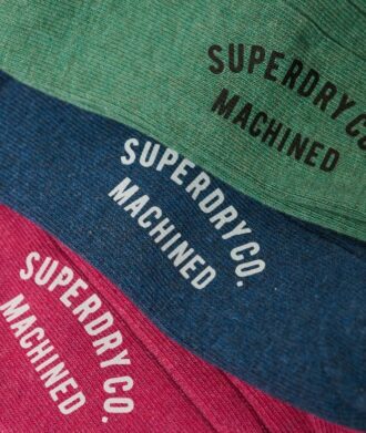 Organic Cotton unisex unisex core rib crew sock 3 pack