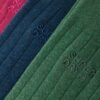 Organic Cotton unisex unisex core rib crew sock 3 pack