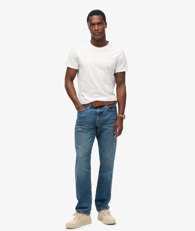 Organic Cotton Vintage Slim Straight Jeans Organic Cotton Vintage Slim Straight Jeans