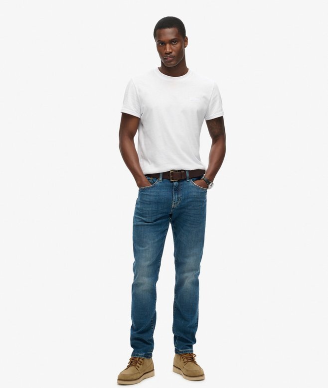 Organic Cotton Vintage Slim Straight Jeans Organic Cotton Vintage Slim Straight Jeans