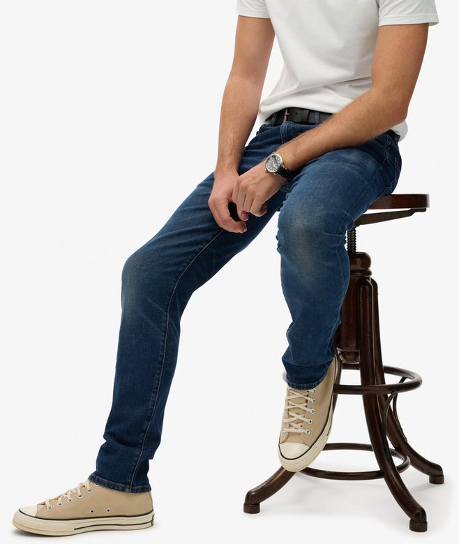 Organic Cotton Vintage Slim Straight Jeans Organic Cotton Vintage Slim Straight Jeans