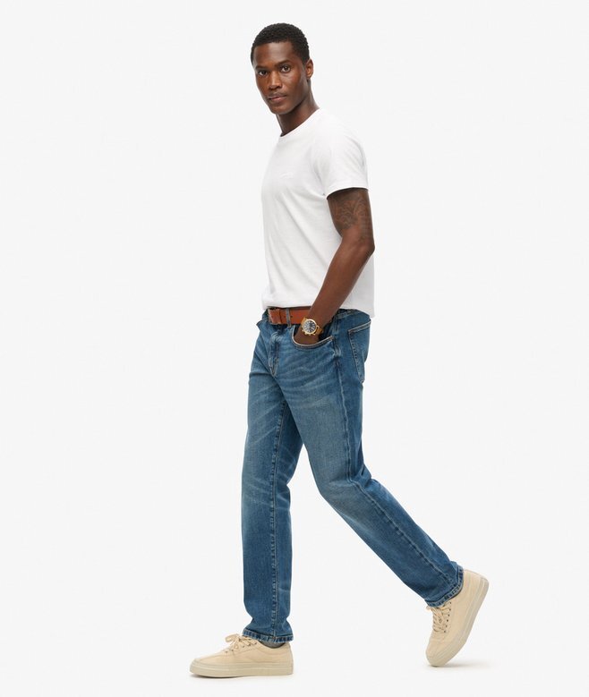 Organic Cotton Vintage Slim Straight Jeans Organic Cotton Vintage Slim Straight Jeans