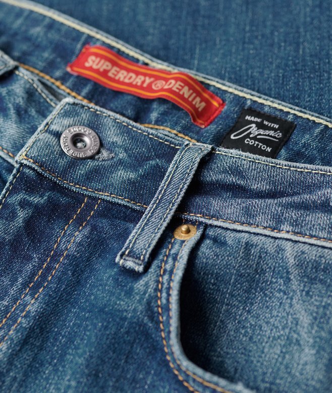 Organic Cotton Vintage Slim Straight Jeans Organic Cotton Vintage Slim Straight Jeans
