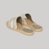 Płócienne klapki z nakładką w stylu espadryli Płócienne klapki z nakładką w stylu espadryli