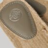 Płócienne klapki z nakładką w stylu espadryli Płócienne klapki z nakładką w stylu espadryli