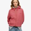 Podstawowa bluza z kapturem, oversize, raglan, z zamkiem i logo Podstawowa bluza z kapturem, oversize, raglan, z zamkiem i logo