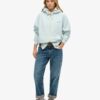 Podstawowa bluza z kapturem, oversize, raglan, z zamkiem i logo