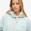 Podstawowa bluza z kapturem, oversize, raglan, z zamkiem i logo