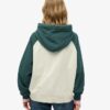 Podstawowa bluza z kapturem, oversize, raglan, z zamkiem i logo Podstawowa bluza z kapturem, oversize, raglan, z zamkiem i logo