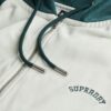 Podstawowa bluza z kapturem, oversize, raglan, z zamkiem i logo Podstawowa bluza z kapturem, oversize, raglan, z zamkiem i logo