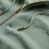 Podstawowa bluza z kapturem, oversize, raglan, z zamkiem i logo Podstawowa bluza z kapturem, oversize, raglan, z zamkiem i logo