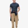 Podstawowa koszulka z kieszenią w stylu „washed”