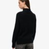 Podstawowy sweter z golfem z dzianiny prążkowanej Podstawowy sweter z golfem z dzianiny prążkowanej