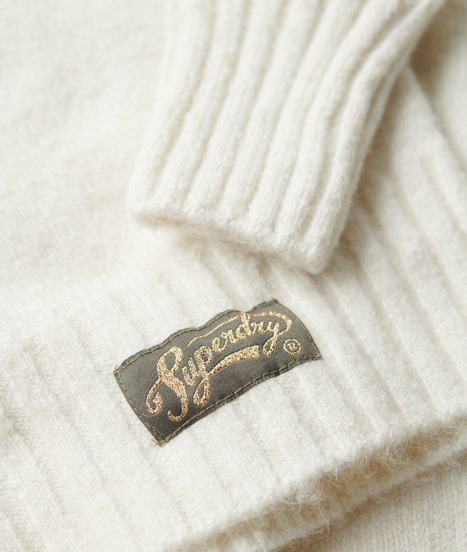 Podstawowy sweter z golfem z dzianiny prążkowanej Podstawowy sweter z golfem z dzianiny prążkowanej