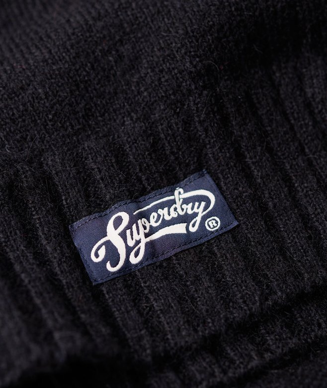 Podstawowy sweter z golfem z dzianiny prążkowanej Podstawowy sweter z golfem z dzianiny prążkowanej