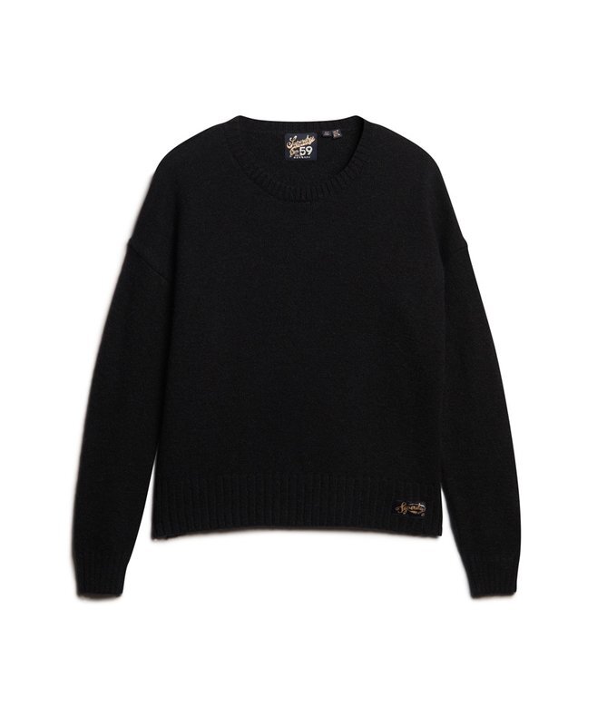 Podstawowy sweter z okrągłym dekoltem Podstawowy sweter z okrągłym dekoltem