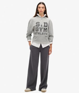 Proste spodnie dresowe w stylu Vintage