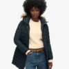 Puffer kurtka Hooded Fuji o średniej długości Puffer kurtka Hooded Fuji o średniej długości