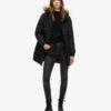 Puffer kurtka Hooded Fuji o średniej długości Puffer kurtka Hooded Fuji o średniej długości