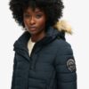Puffer kurtka Hooded Fuji o średniej długości Puffer kurtka Hooded Fuji o średniej długości