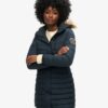 Puffer kurtka Hooded Fuji o średniej długości Puffer kurtka Hooded Fuji o średniej długości