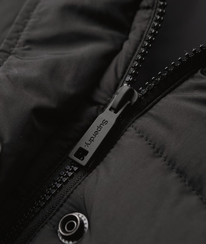 Puffer kurtka Hooded Fuji o średniej długości Puffer kurtka Hooded Fuji o średniej długości