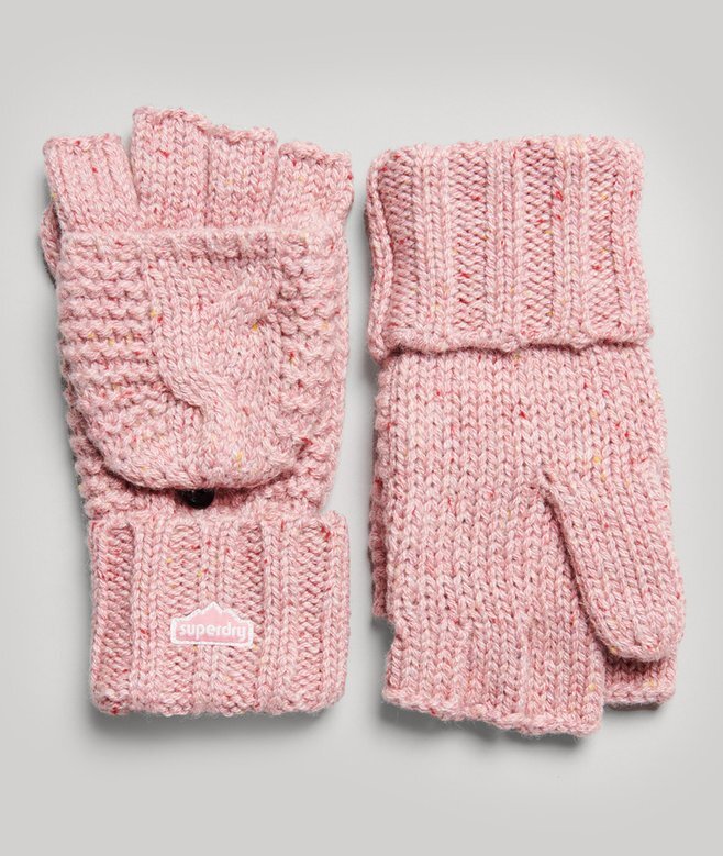 Rękawiczki z dzianiny typu cable knit Rękawiczki z dzianiny typu cable knit