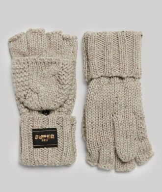 Rękawiczki z dzianiny typu cable knit Rękawiczki z dzianiny typu cable knit