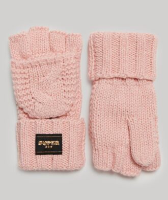 Rękawiczki z dzianiny typu cable knit Rękawiczki z dzianiny typu cable knit