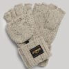 Rękawiczki z dzianiny typu cable knit