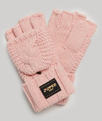 Rękawiczki z dzianiny typu cable knit Rękawiczki z dzianiny typu cable knit
