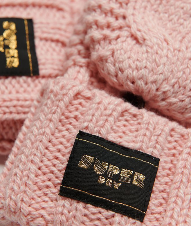 Rękawiczki z dzianiny typu cable knit Rękawiczki z dzianiny typu cable knit