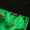 Satynowy top gorsetowy z haftem kwiatowym