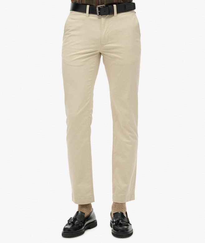 Spodnie chino slim tapered ze streczu Spodnie chino slim tapered ze streczu