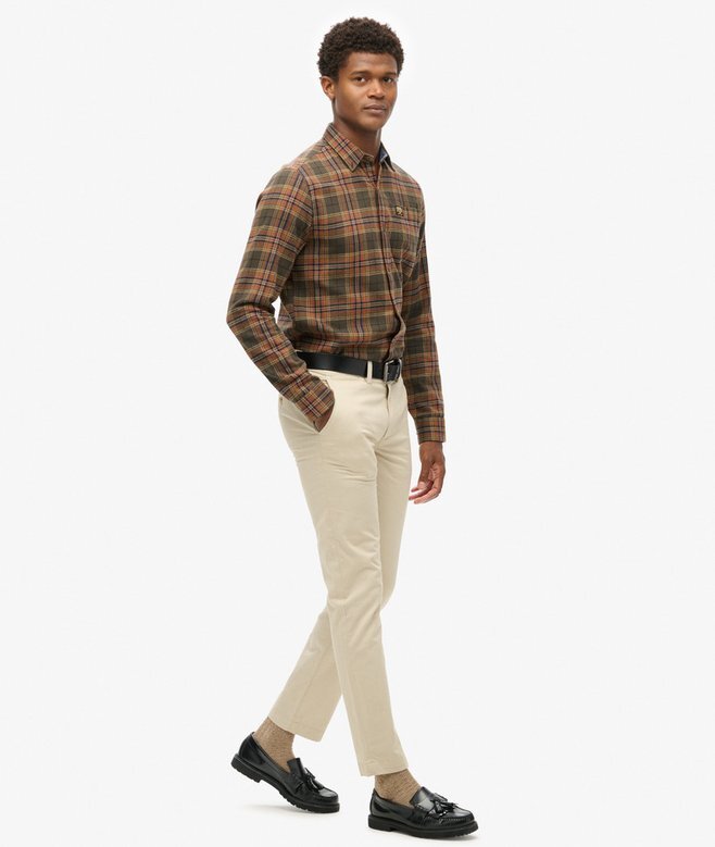 Spodnie chino slim tapered ze streczu Spodnie chino slim tapered ze streczu