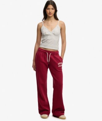 Spodnie dresowe Athletic Essentials z niskim stanem i rozszerzanymi nogawkami Spodnie dresowe Athletic Essentials z niskim stanem i rozszerzanymi nogawkami