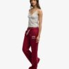 Spodnie dresowe Athletic Essentials z niskim stanem i rozszerzanymi nogawkami Spodnie dresowe Athletic Essentials z niskim stanem i rozszerzanymi nogawkami