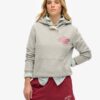 Sportowa bluza z kapturem w metalicznym kolorze Sportowa bluza z kapturem w metalicznym kolorze