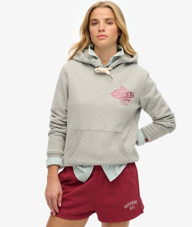 Sportowa bluza z kapturem w metalicznym kolorze Sportowa bluza z kapturem w metalicznym kolorze