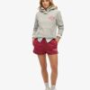 Sportowa bluza z kapturem w metalicznym kolorze Sportowa bluza z kapturem w metalicznym kolorze