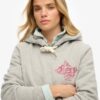 Sportowa bluza z kapturem w metalicznym kolorze Sportowa bluza z kapturem w metalicznym kolorze