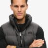 Sportowa kamizelka Puffer z tweedu Sportowa kamizelka Puffer z tweedu