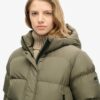 Sportowa kurtka bomberka Puffer z kapturem