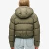 Sportowa kurtka bomberka Puffer z kapturem