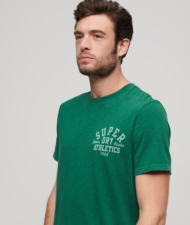 Sportowy T-shirt z nadrukiem College Sportowy T-shirt z nadrukiem College