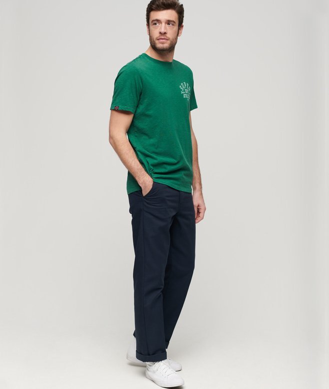 Sportowy T-shirt z nadrukiem College Sportowy T-shirt z nadrukiem College