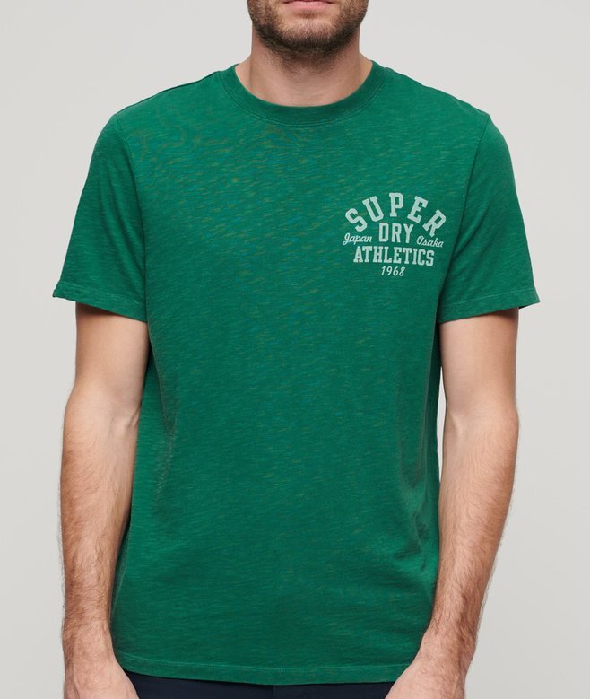 Sportowy T-shirt z nadrukiem College Sportowy T-shirt z nadrukiem College