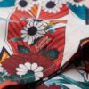 Sukienka mini typu slip z nadrukiem